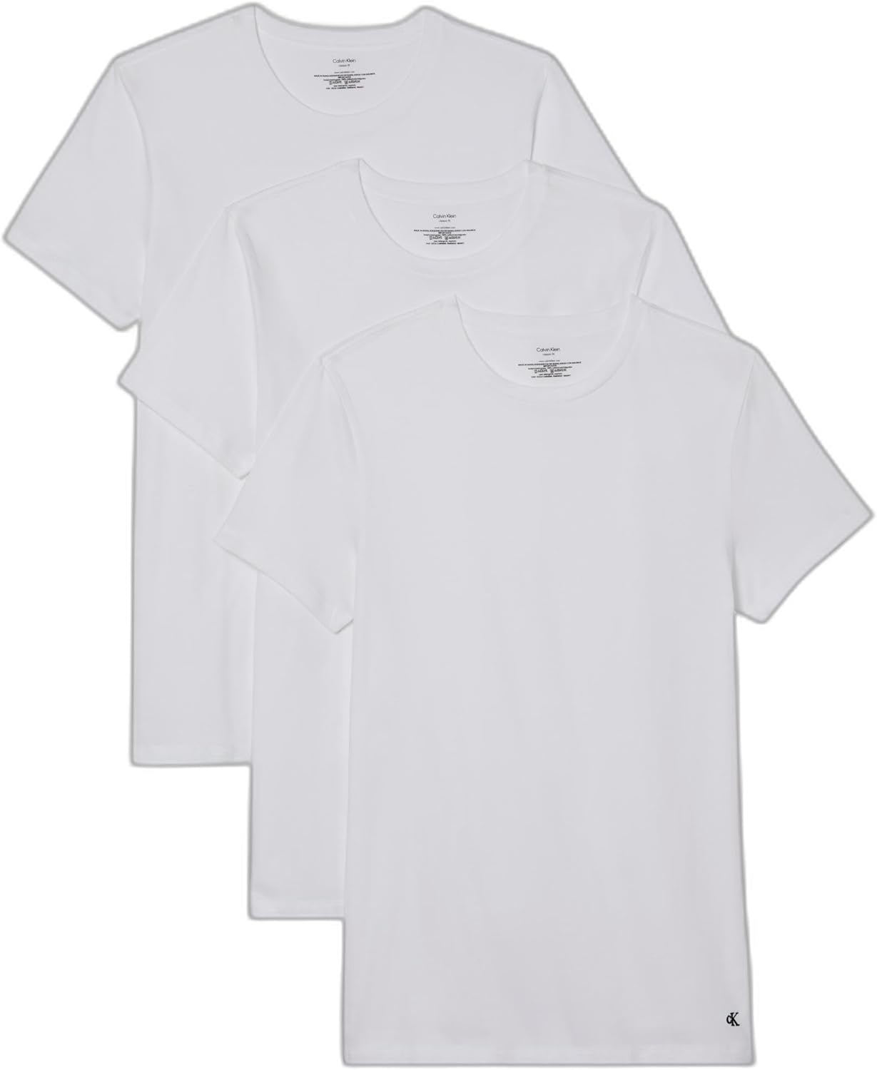 Комплект из 3 мужских классических хлопковых маек Calvin Klein, 3 White Crewneck
Комплект из 3 мужских классических хлопковых маек Calvin Klein, 3 White Crewneck