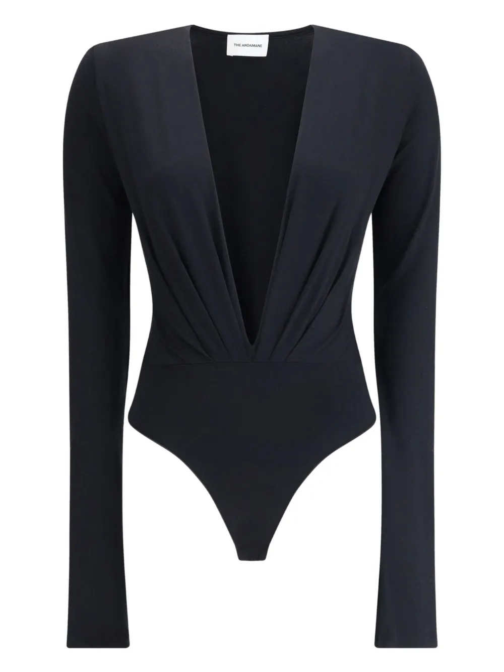 Боди с V-образным вырезом и длинными рукавами THE ANDAMANE, черный
Боди с V-образным вырезом и длинными рукавами THE ANDAMANE, черный