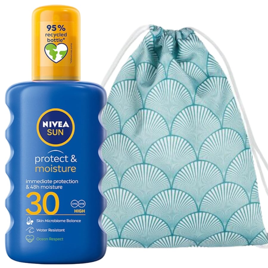 Спрей Nivea Protect & Moisture SPF30 + Пляжный рюкзак
Спрей Nivea Protect & Moisture SPF30 + Пляжный рюкзак