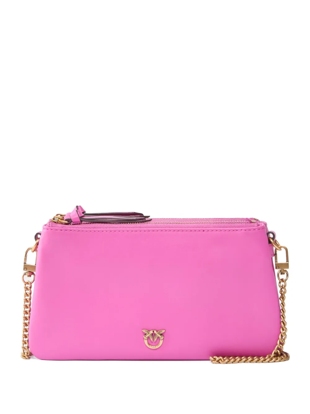 Сумка через плечо из кожи с логотипом Love Birds PINKO, розовый 
Сумка через плечо из кожи с логотипом Love Birds PINKO, розовый