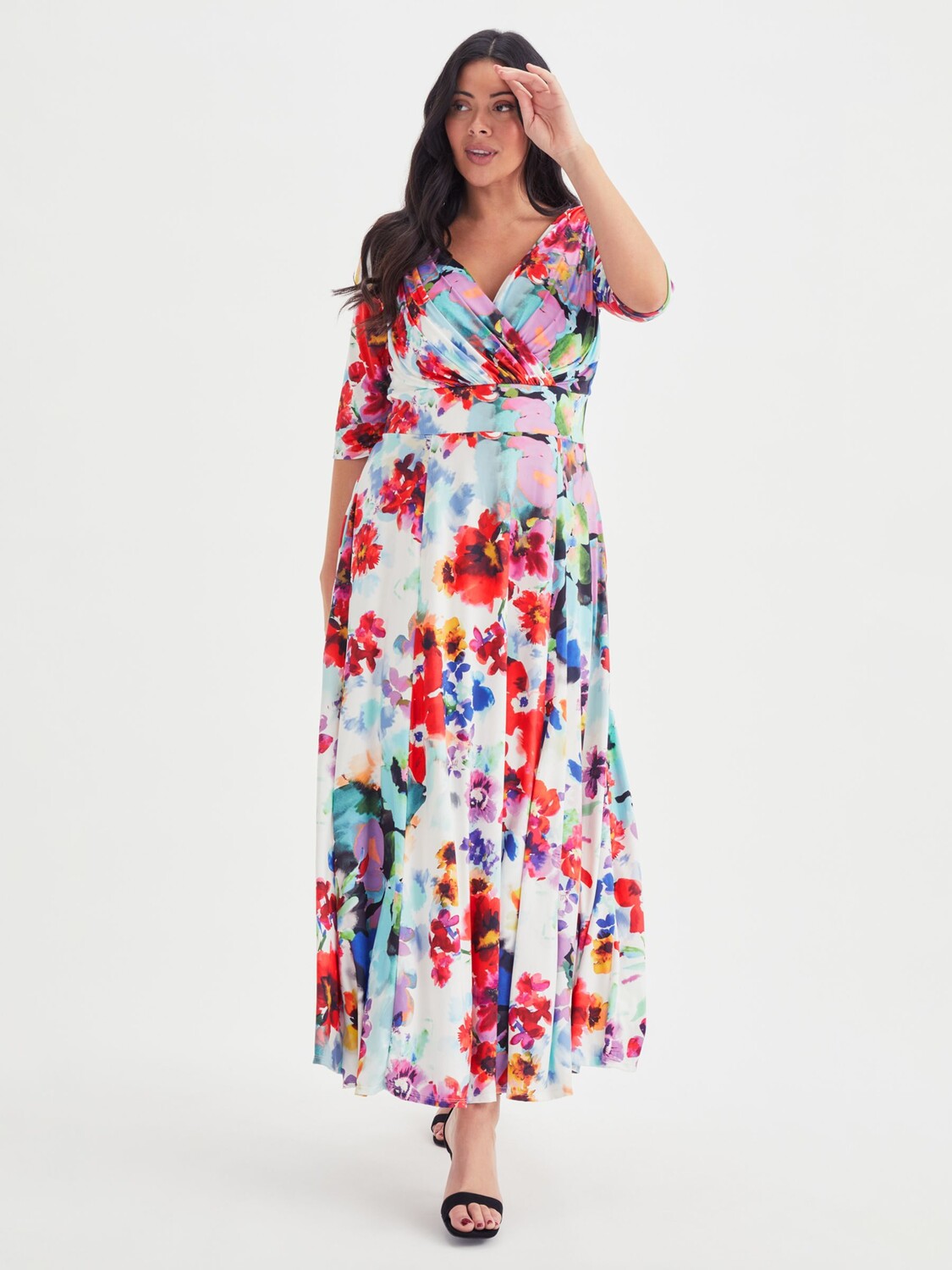 Платье макси Scarlett & Jo Isabella с цветочным принтом, цвет слоновой кости/мульти
Платье макси Scarlett & Jo Isabella с цветочным принтом, цвет слоновой кости/мульти