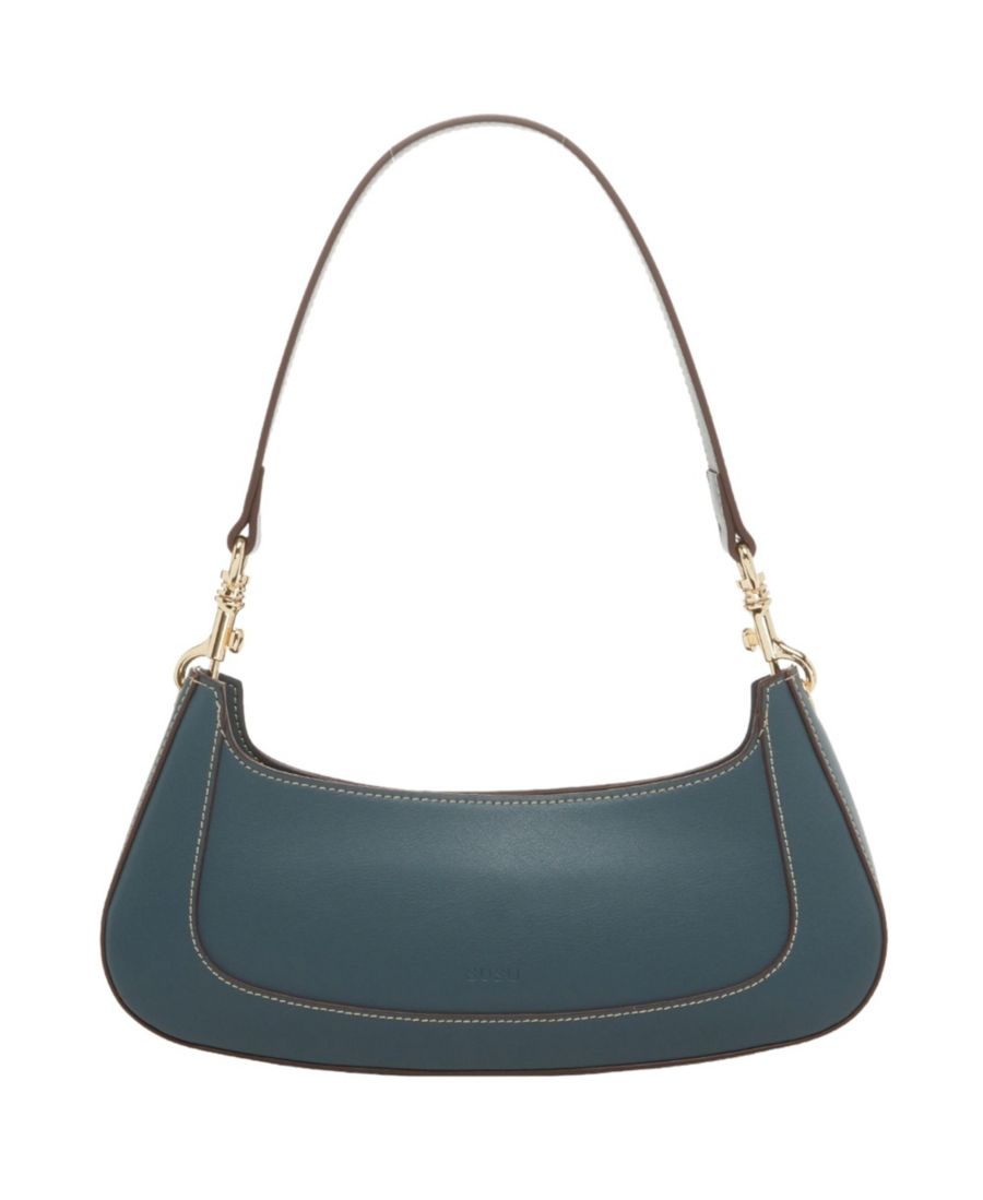 Сумка-багет East West из бирюзовой кожи SUSU, Blue
Сумка-багет East West из бирюзовой кожи SUSU, Blue