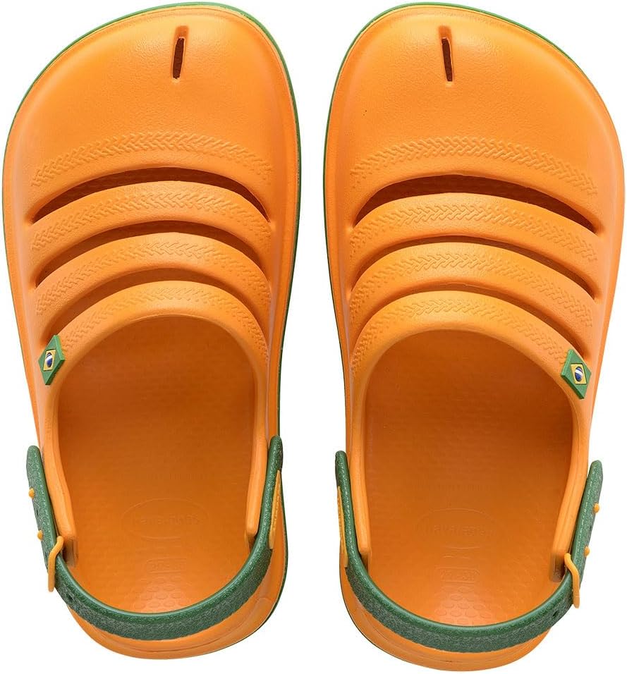 Детские сабо Havaianas Brazil, унисекс, желтый
Детские сабо Havaianas Brazil, унисекс, желтый