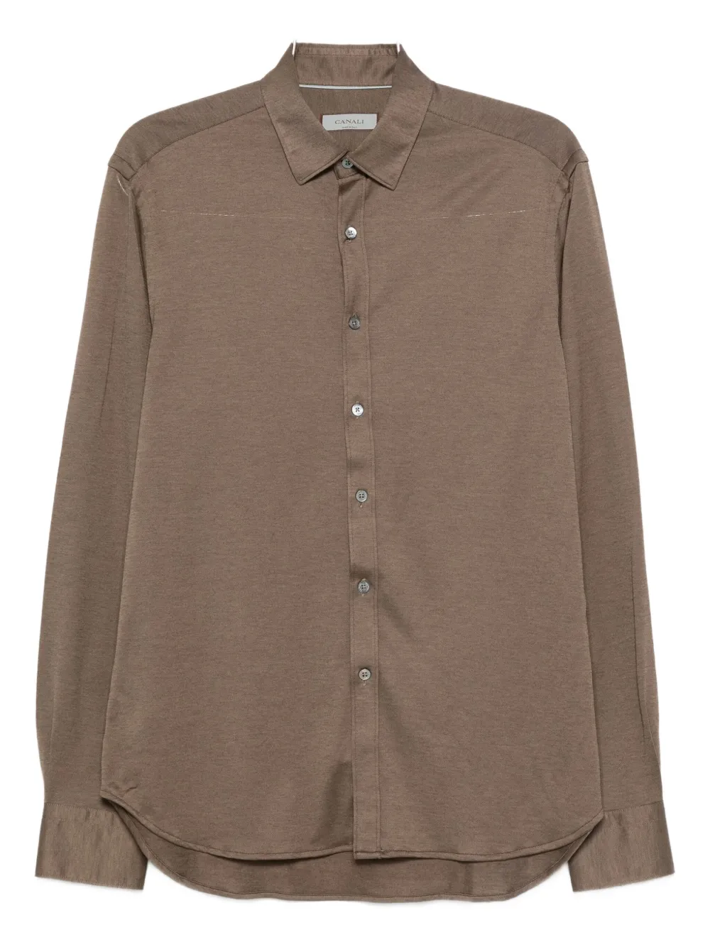 Рубашка с длинными рукавами Canali, коричневый
Рубашка с длинными рукавами Canali, коричневый