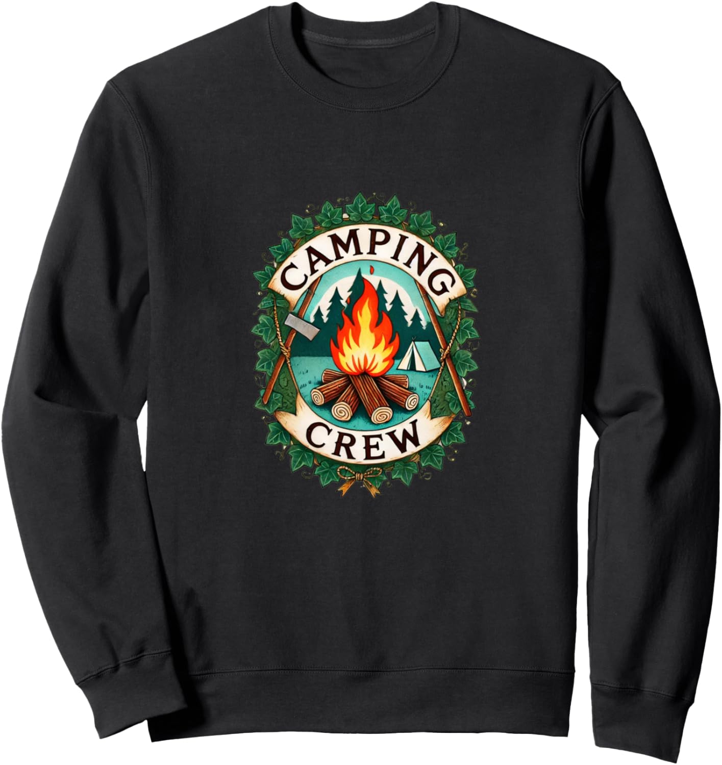 Иллюстрация для команды лагеря. Толстовка для кемпинга Vintage Camping Loves Snugg, черный
Иллюстрация для команды лагеря. Толстовка для кемпинга Vintage Camping Loves Snugg, черный