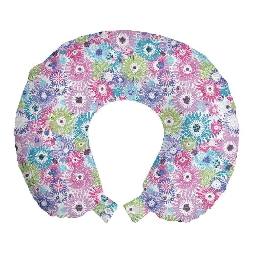 ABAKUHAUS Flowers Travel Pillow Подушка для шеи, разноцветные винтажные кудри, пенопластовые дорожные принадлежности для самолета и автомобиля, 30x30 см, разноцветные
ABAKUHAUS Flowers Travel Pillow Подушка для шеи, разноцветные винтажные кудри, пенопластовые дорожные принадлежности для самолета и автомобиля, 30x30 см, разноцветные