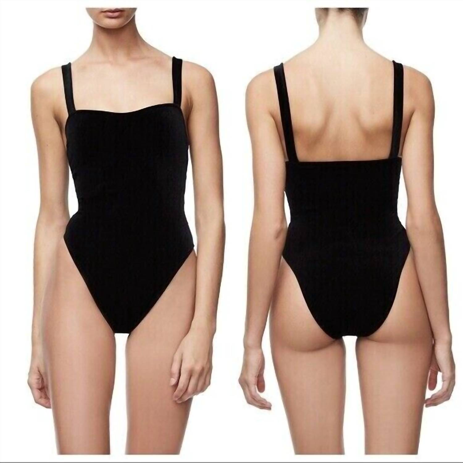 Боди Sweetheart Cami Velvet черного цвета GOOD AMERICAN
Боди Sweetheart Cami Velvet черного цвета GOOD AMERICAN