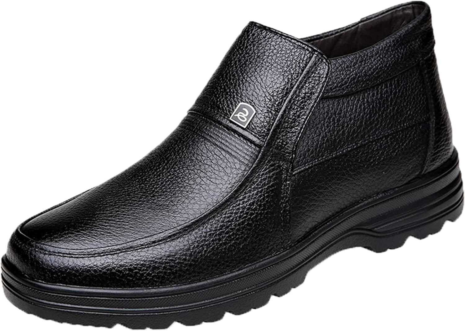 Мужские короткие зимние ботинки Yiozoi, высокие кожаные ботинки для активного отдыха, ветрозащитные, повседневные рабочие ботинки до щиколотки с нескользящей подошвой, черный
Мужские короткие зимние ботинки Yiozoi, высокие кожаные ботинки для активного отдыха, ветрозащитные, повседневные рабочие ботинки до щиколотки с нескользящей подошвой, черный