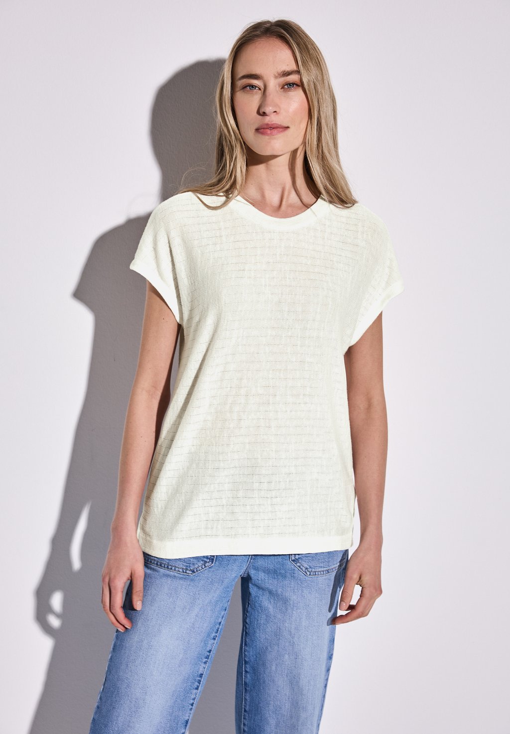 Базовая футболка Street One, кремовый
Базовая футболка Street One, кремовый