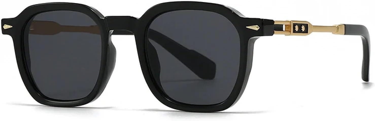 Мужские солнцезащитные очки с градиентным затемнением, защита от УФ-излучения UV400, заклепки. Женские солнцезащитные очки сине-зеленого цвета DSVIGF, Black Golden Grey
Мужские солнцезащитные очки с градиентным затемнением, защита от УФ-излучения UV400, заклепки. Женские солнцезащитные очки сине-зеленого цвета DSVIGF, Black Golden Grey