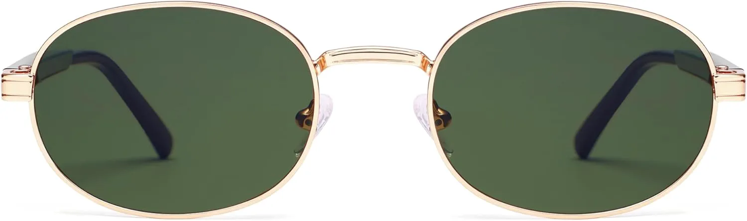 Небольшие ретро-солнцезащитные очки овальной формы для женщин и мужчин, винтажные модные солнцезащитные очки в металлической оправе AP3794 Appassal, Gold/Green
Небольшие ретро-солнцезащитные очки овальной формы для женщин и мужчин, винтажные модные солнцезащитные очки в металлической оправе AP3794 Appassal, Gold/Green