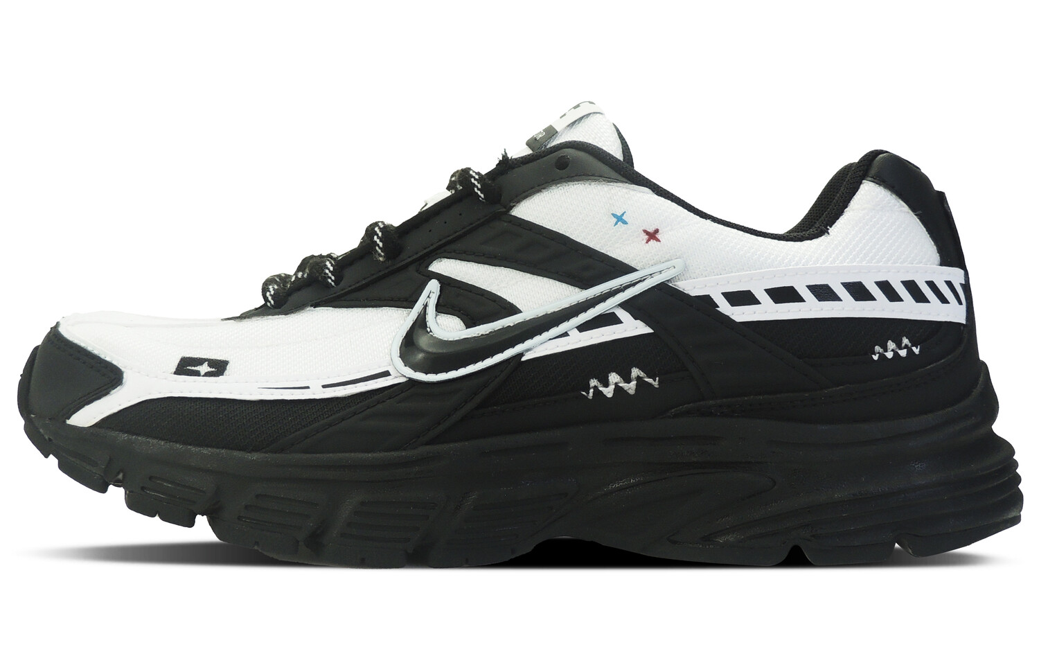 Кроссовки для бега Initiator мужские с низким верхом, черный/белый Nike
Кроссовки для бега Initiator мужские с низким верхом, черный/белый Nike