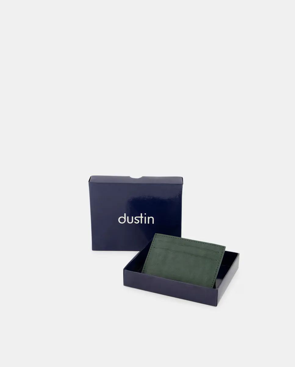 Кожаный держатель для карт Dustin, зеленый
Кожаный держатель для карт Dustin, зеленый