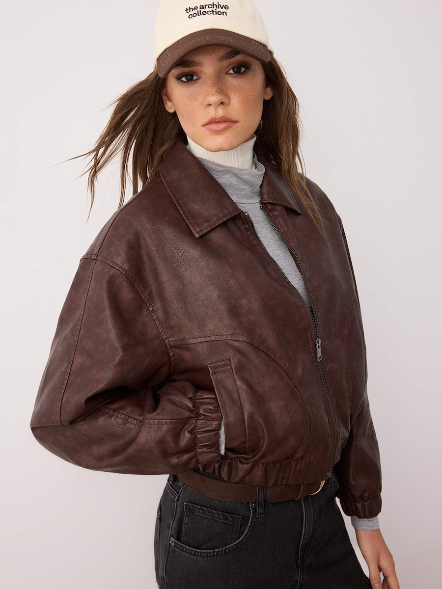 Куртка межсезонная Trendyol, коричневый
Куртка межсезонная Trendyol, коричневый