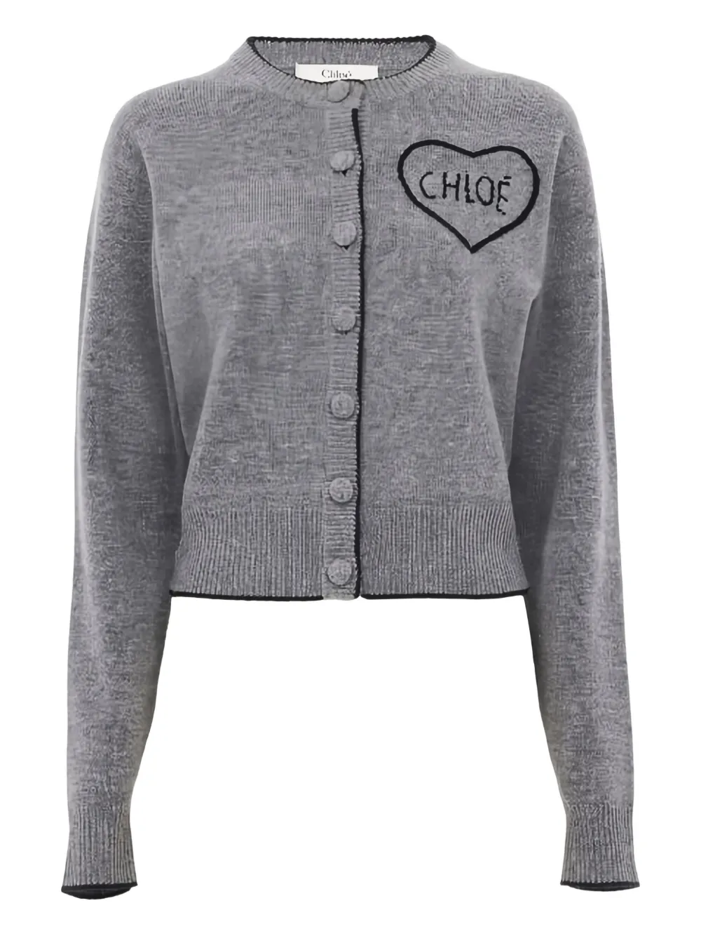 Кардиган с аппликацией Chloé, серый
Кардиган с аппликацией Chloé, серый