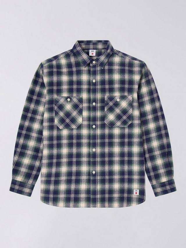 Хлопковая рубашка в клетку Regular Fit, произведенная в Японии Edwin, Navy/Green
Хлопковая рубашка в клетку Regular Fit, произведенная в Японии Edwin, Navy/Green