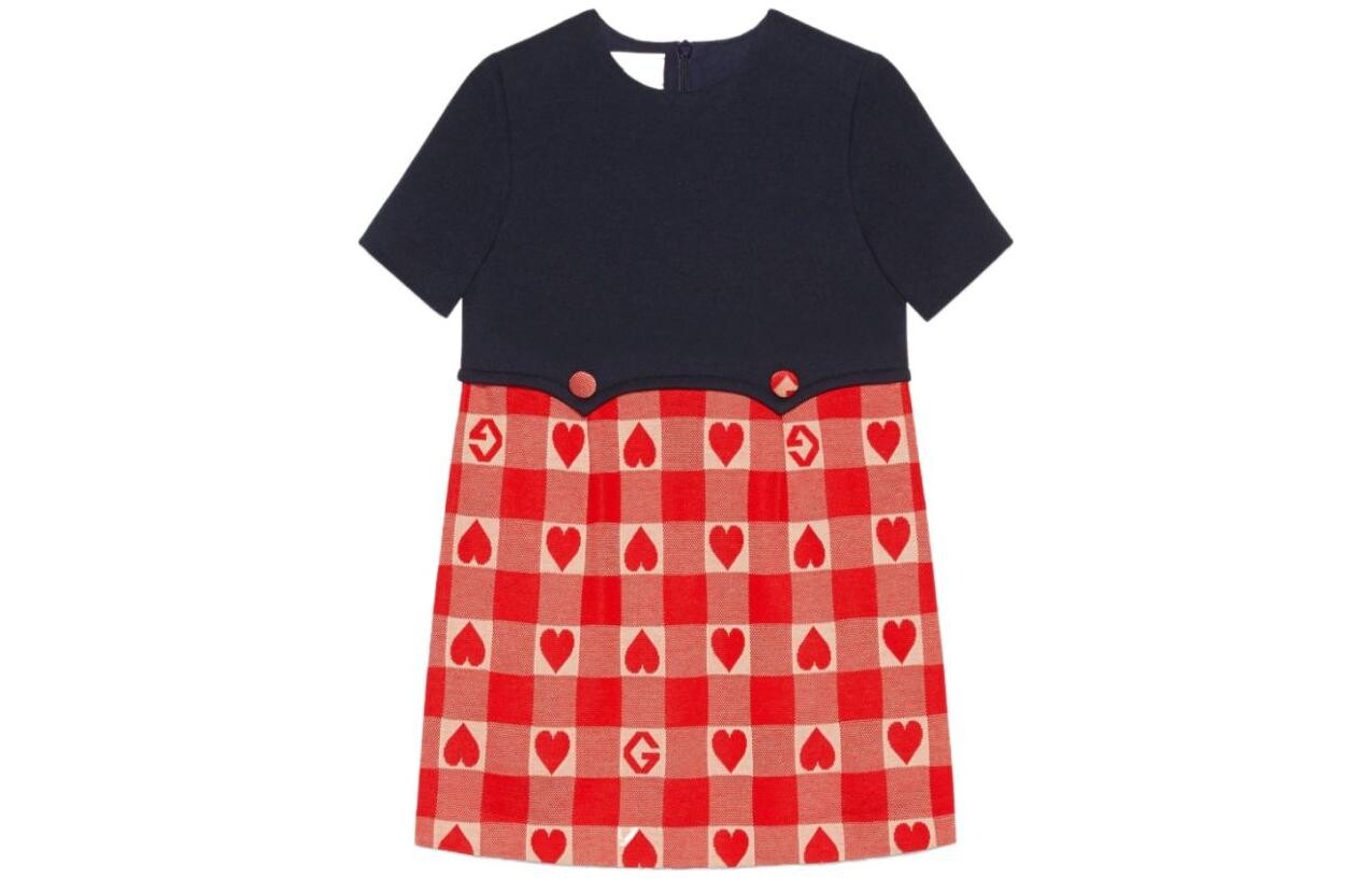 Платье детское Gucci, черный / красный
Платье детское Gucci, черный / красный