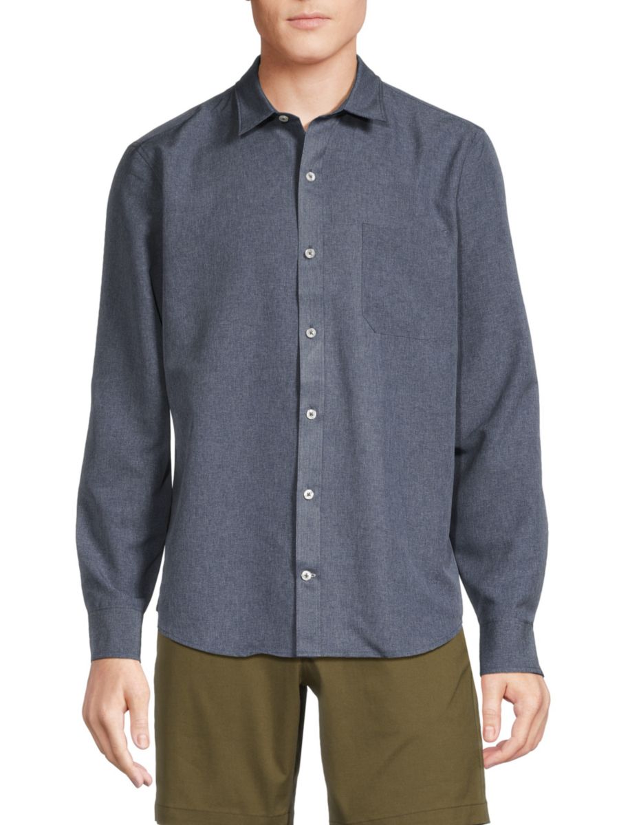 Однотонная рубашка Airflex Mack Weldon, цвет True Navy
Однотонная рубашка Airflex Mack Weldon, цвет True Navy