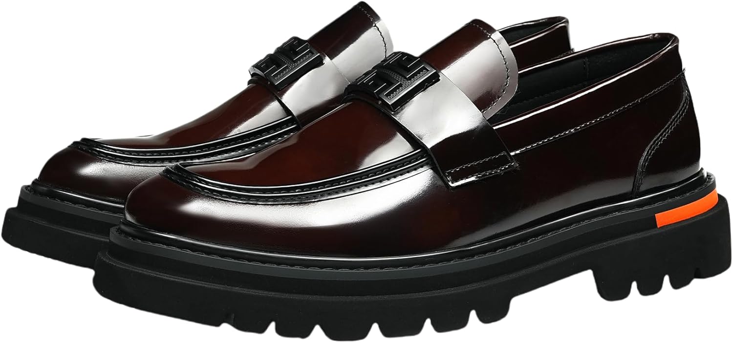 Мужские классические лоферы Neweyesee, с отделкой под обожженную кожу, низкие туфли с металлической фурнитурой, коричневые
Мужские классические лоферы Neweyesee, с отделкой под обожженную кожу, низкие туфли с металлической фурнитурой, коричневые