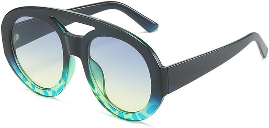 Винтажные женские круглые солнцезащитные очки с двойной перемычкой, модный градиентный дизайн, защита от УФ-излучения UV400, мужские солнцезащитные очки в стиле панк HYYZZC, Pattern Blue Yellow
Винтажные женские круглые солнцезащитные очки с двойной перемычкой, модный градиентный дизайн, защита от УФ-излучения UV400, мужские солнцезащитные очки в стиле панк HYYZZC, Pattern Blue Yellow