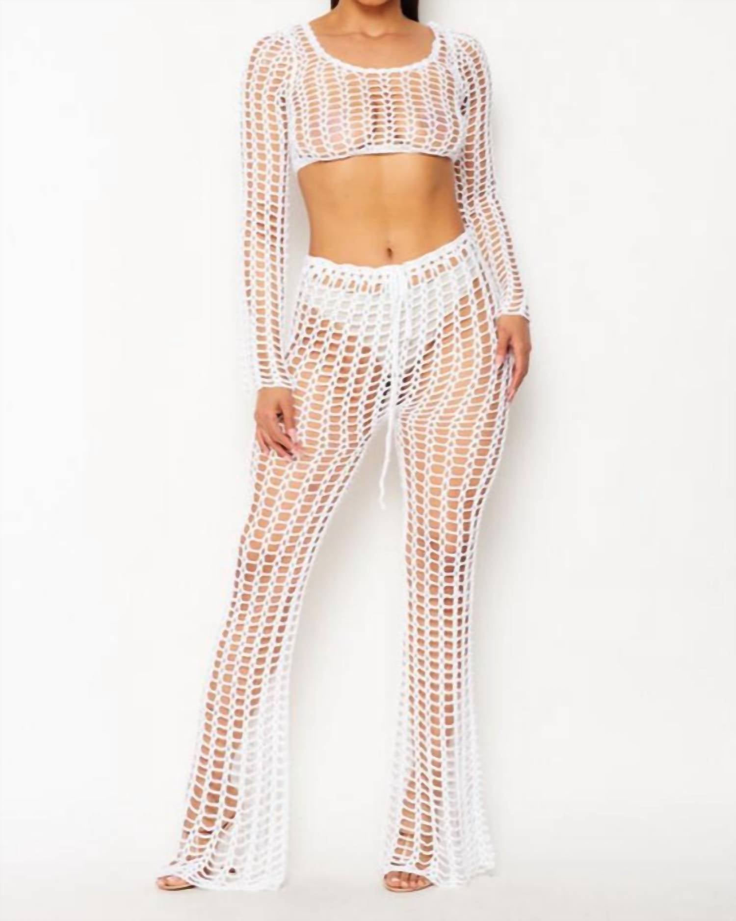 Комплект для вязания крючком Tulum белого цвета Hot & Delicious
Комплект для вязания крючком Tulum белого цвета Hot & Delicious