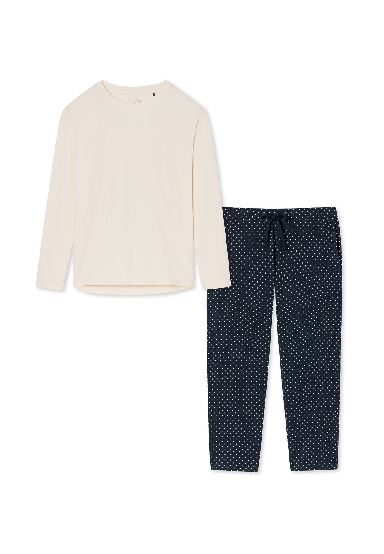 Пижамы из органического хлопка SCHIESSER, цвет Blau Gepunktet / Creme
Пижамы из органического хлопка SCHIESSER, цвет Blau Gepunktet / Creme