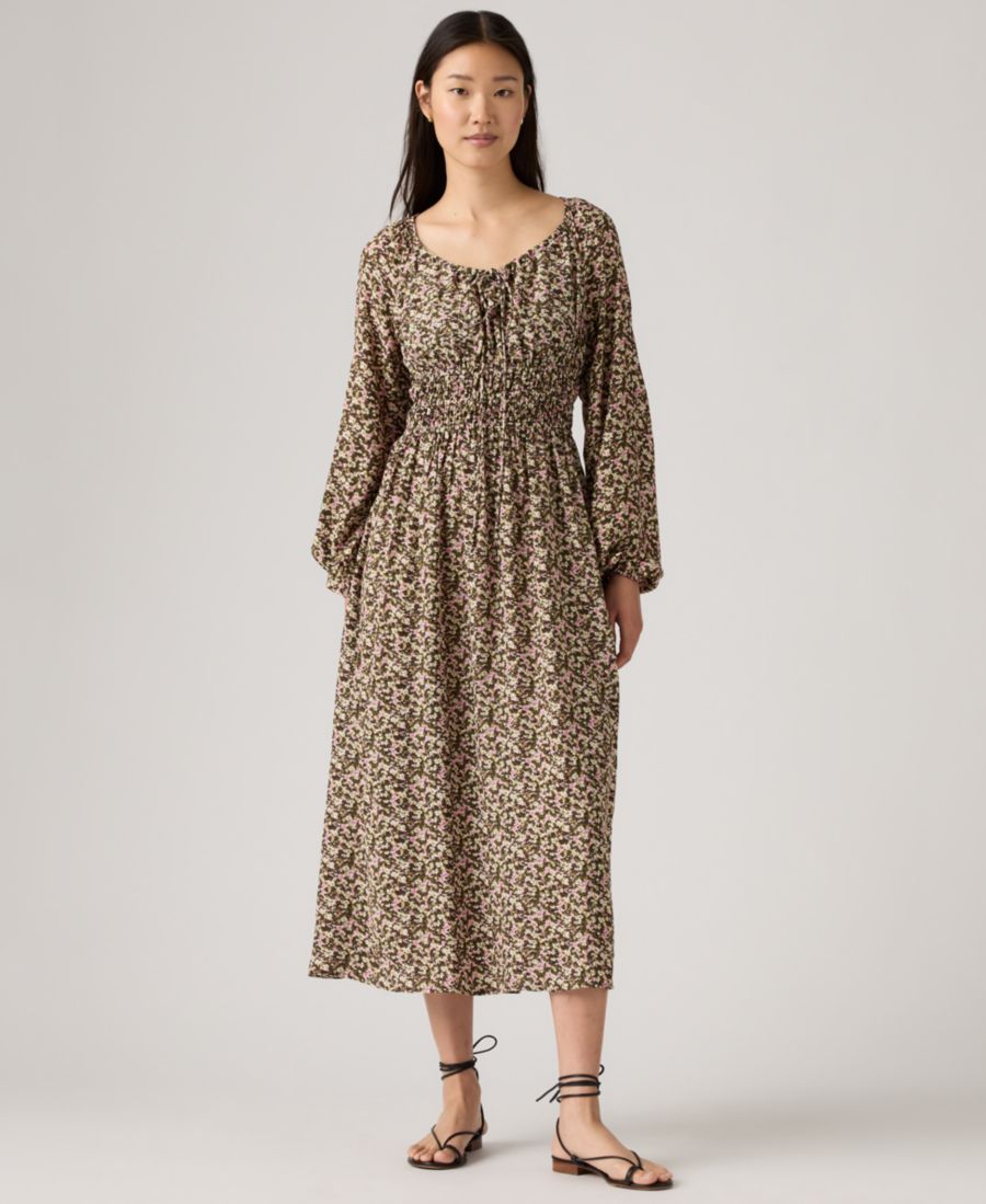 Премиальное женское платье Fleur Tess в стиле бохо с присборенной юбкой Levi's, Georgette Floral V2 Ivory Green
Премиальное женское платье Fleur Tess в стиле бохо с присборенной юбкой Levi's, Georgette Floral V2 Ivory Green