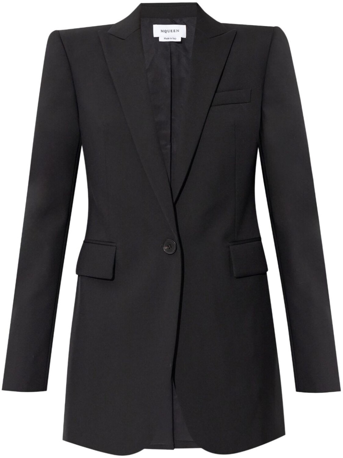 Alexander McQueen блейзер с приспущенными плечами, черный
Alexander McQueen блейзер с приспущенными плечами, черный