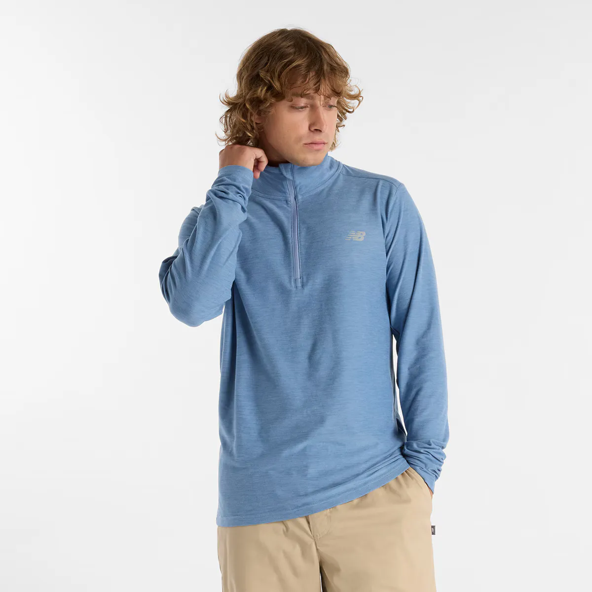 Мужская футболка New Balance MT41915DSW, цвет Azul grisáceo
Мужская футболка New Balance MT41915DSW, цвет Azul grisáceo