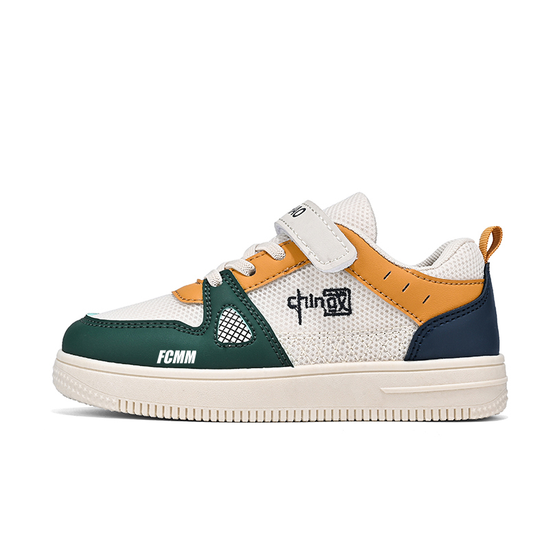 Дышащие амортизирующие кроссовки для бега для детей FCMM, бежевый/зеленый
Дышащие амортизирующие кроссовки для бега для детей FCMM, бежевый/зеленый