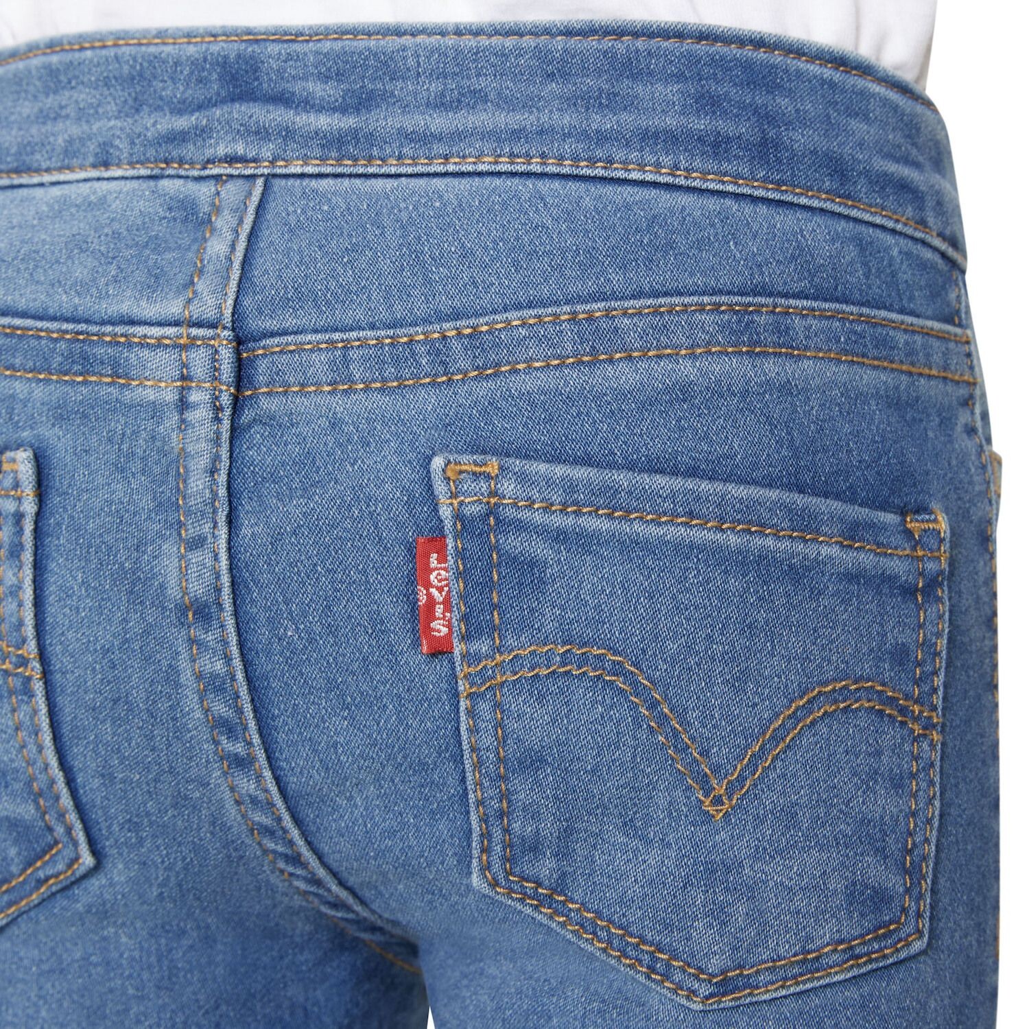 Эластичные джеггинсы без застежек Levi's для девочек-малышей Levi's, черный
Эластичные джеггинсы без застежек Levi's для девочек-малышей Levi's, черный