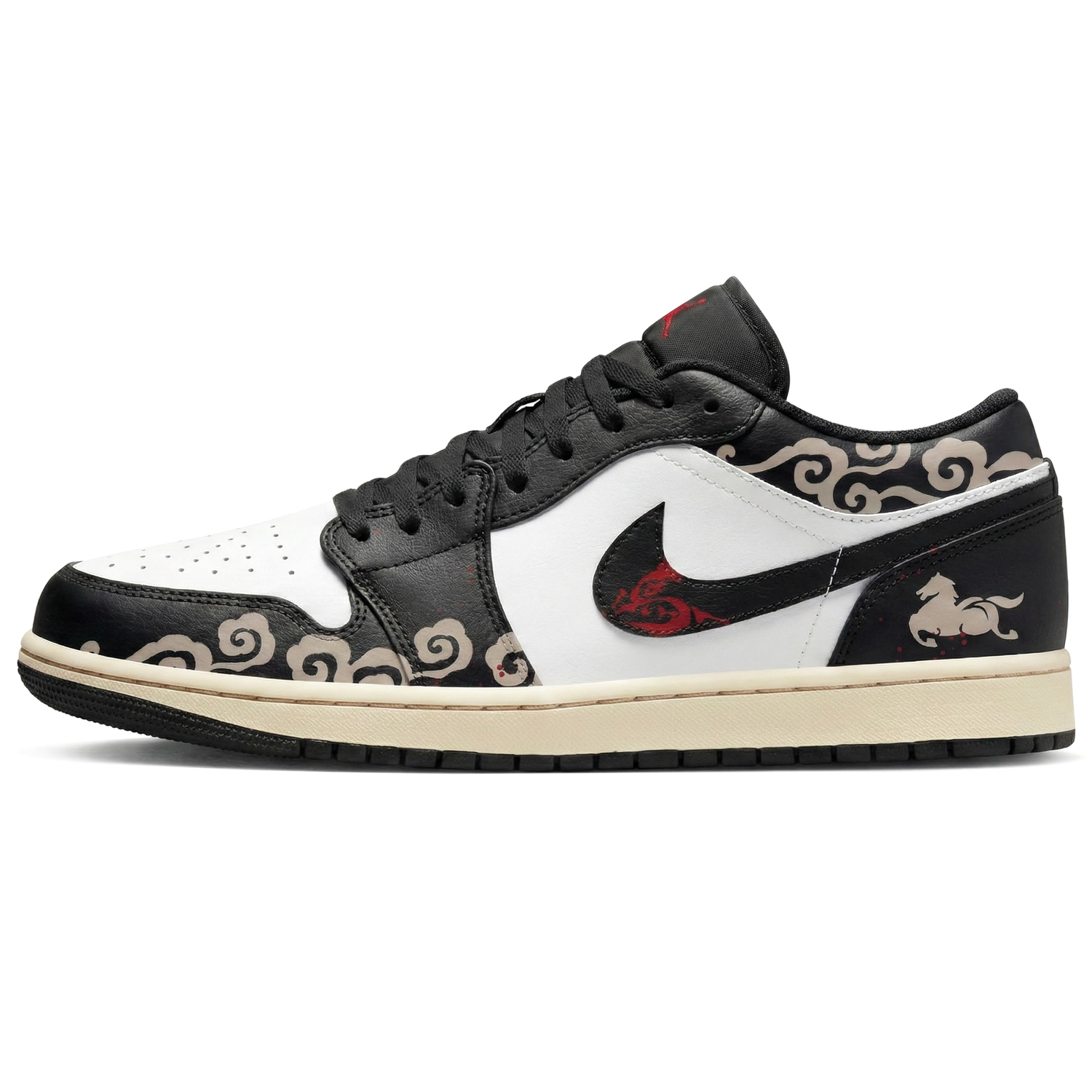 Air 1 Low CNY Horse Year, Three Times Laboratory, Cloud Horse Stunning Abrasion Resistant Low top Jordan, черный
Air 1 Low CNY Horse Year, Three Times Laboratory, Cloud Horse Stunning Abrasion Resistant Low top Jordan, черный