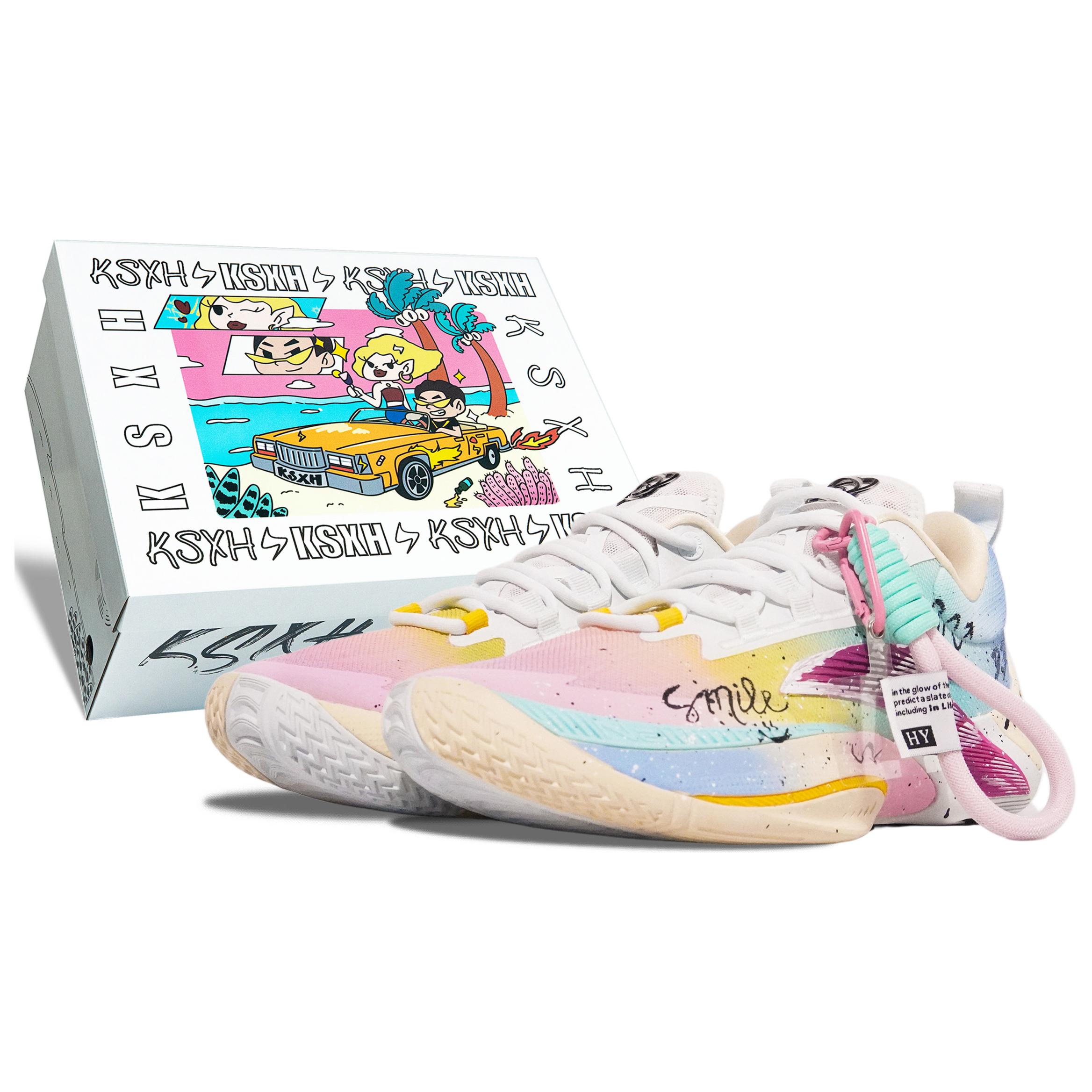 Баскетбольные кроссовки Instneous 1 с низким верхом, амортизирующие, противоскользящие, износостойкие, резиновые, мужские, радужного цвета ANTA, Rainbow Box
Баскетбольные кроссовки Instneous 1 с низким верхом, амортизирующие, противоскользящие, износостойкие, резиновые, мужские, радужного цвета ANTA, Rainbow Box