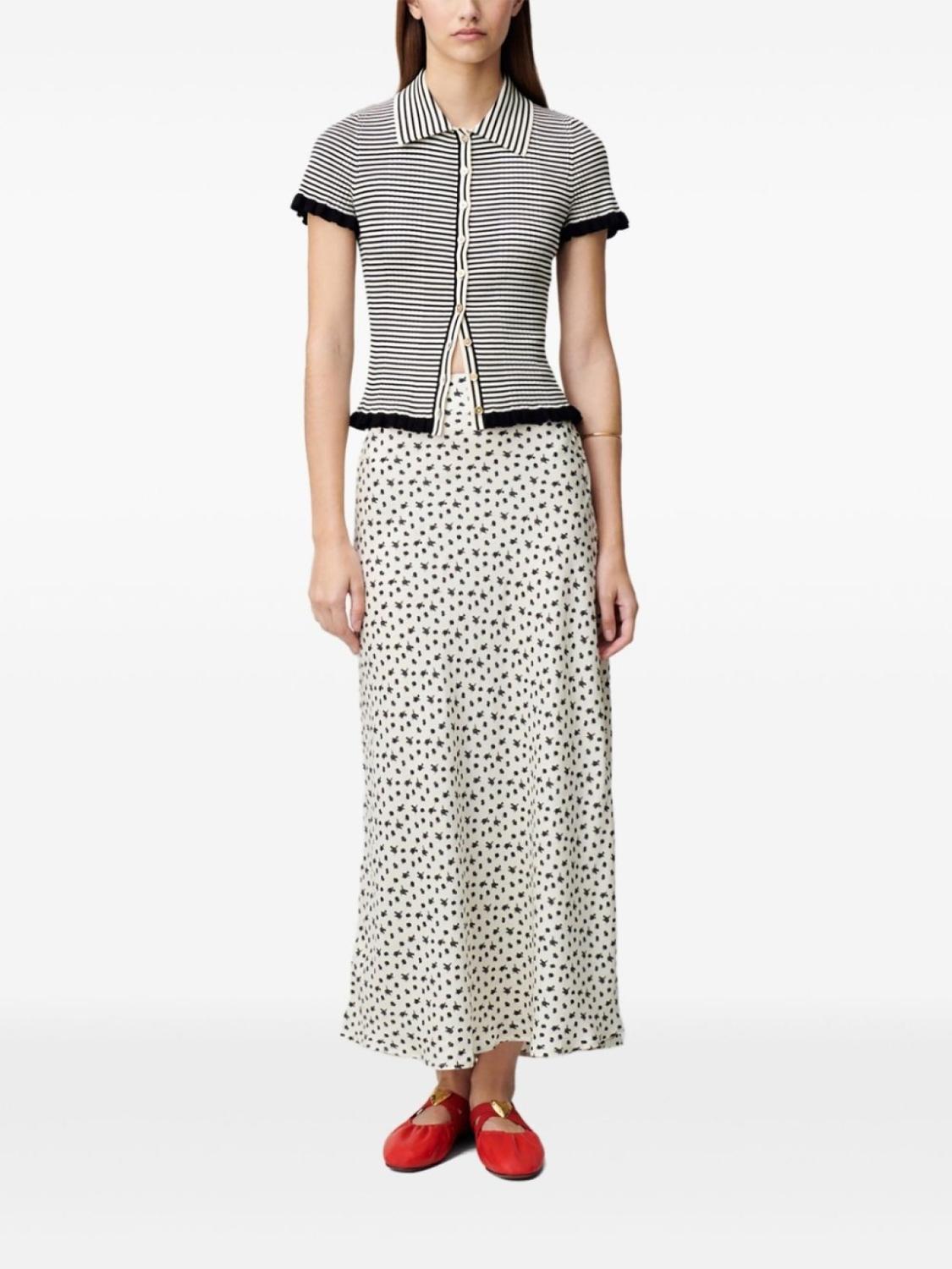 Claudie Pierlot рубашка поло в полоску, черный
Claudie Pierlot рубашка поло в полоску, черный