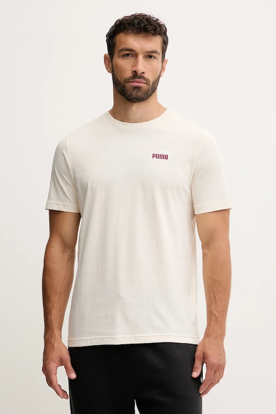 Хлопковая футболка Puma, бежевый
Хлопковая футболка Puma, бежевый