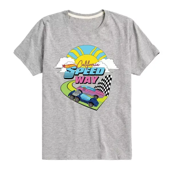 Футболка с принтом California Speedway для мальчиков 8-20 лет Hot Wheels, серый
Футболка с принтом California Speedway для мальчиков 8-20 лет Hot Wheels, серый