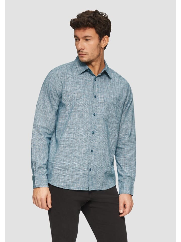 Рубашка s.Oliver Hemd langarm, цвет Petrol
Рубашка s.Oliver Hemd langarm, цвет Petrol