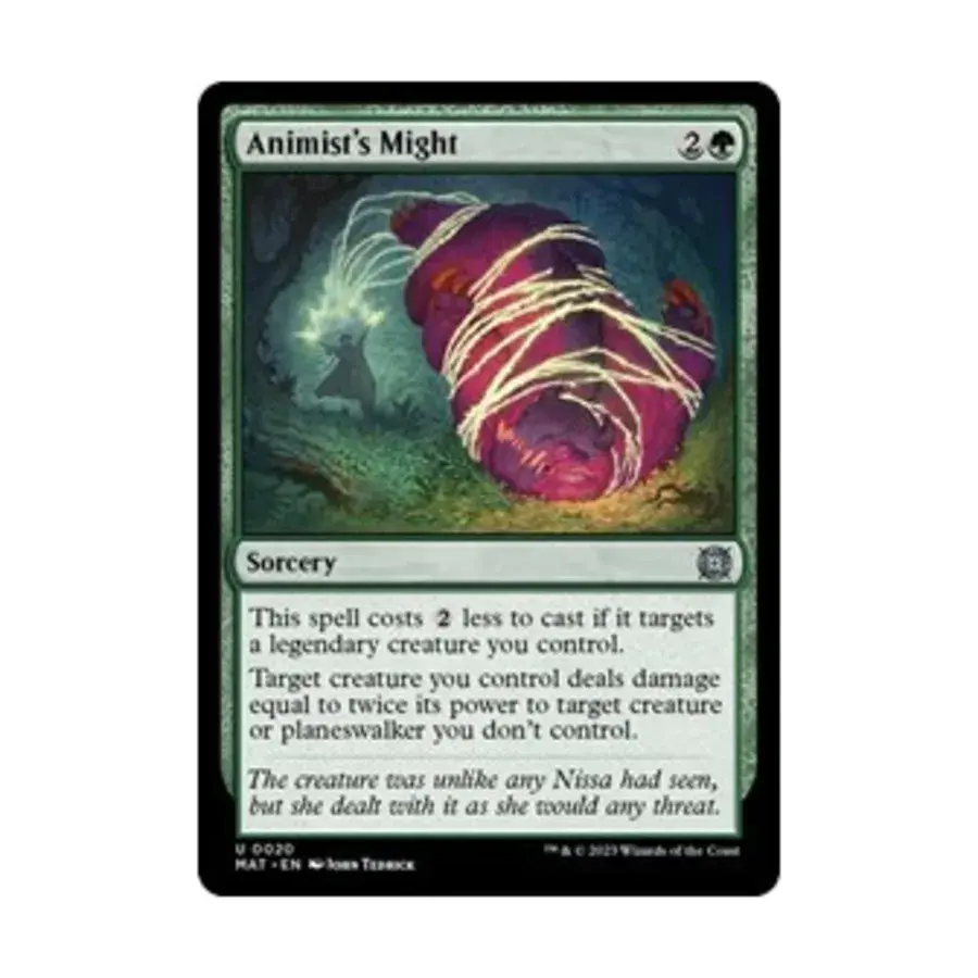 CCG Мощь Анимиста (U), MTG - March of the Machine: The Aftermath
CCG Мощь Анимиста (U), MTG - March of the Machine: The Aftermath