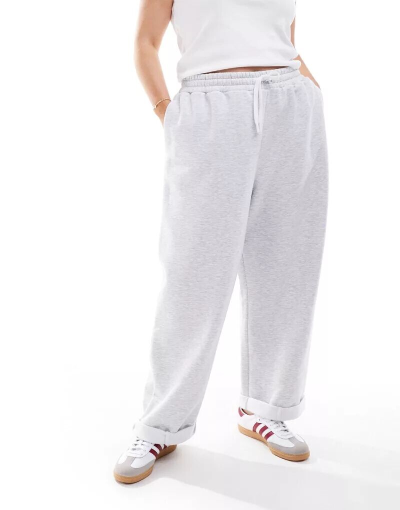 Объемные джоггеры серого меланжевого цвета со складками ASOS DESIGN Curve
Объемные джоггеры серого меланжевого цвета со складками ASOS DESIGN Curve