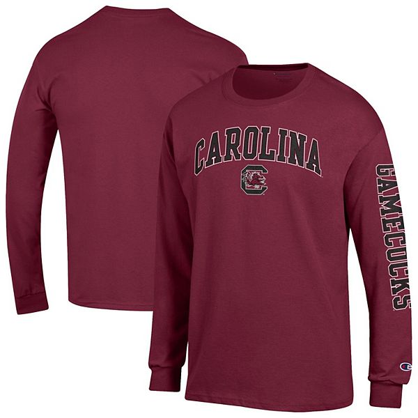 Мужская футболка с длинным рукавом garnet south carolina gamecocks arch over logo 2-hit Champion
Мужская футболка с длинным рукавом garnet south carolina gamecocks arch over logo 2-hit Champion