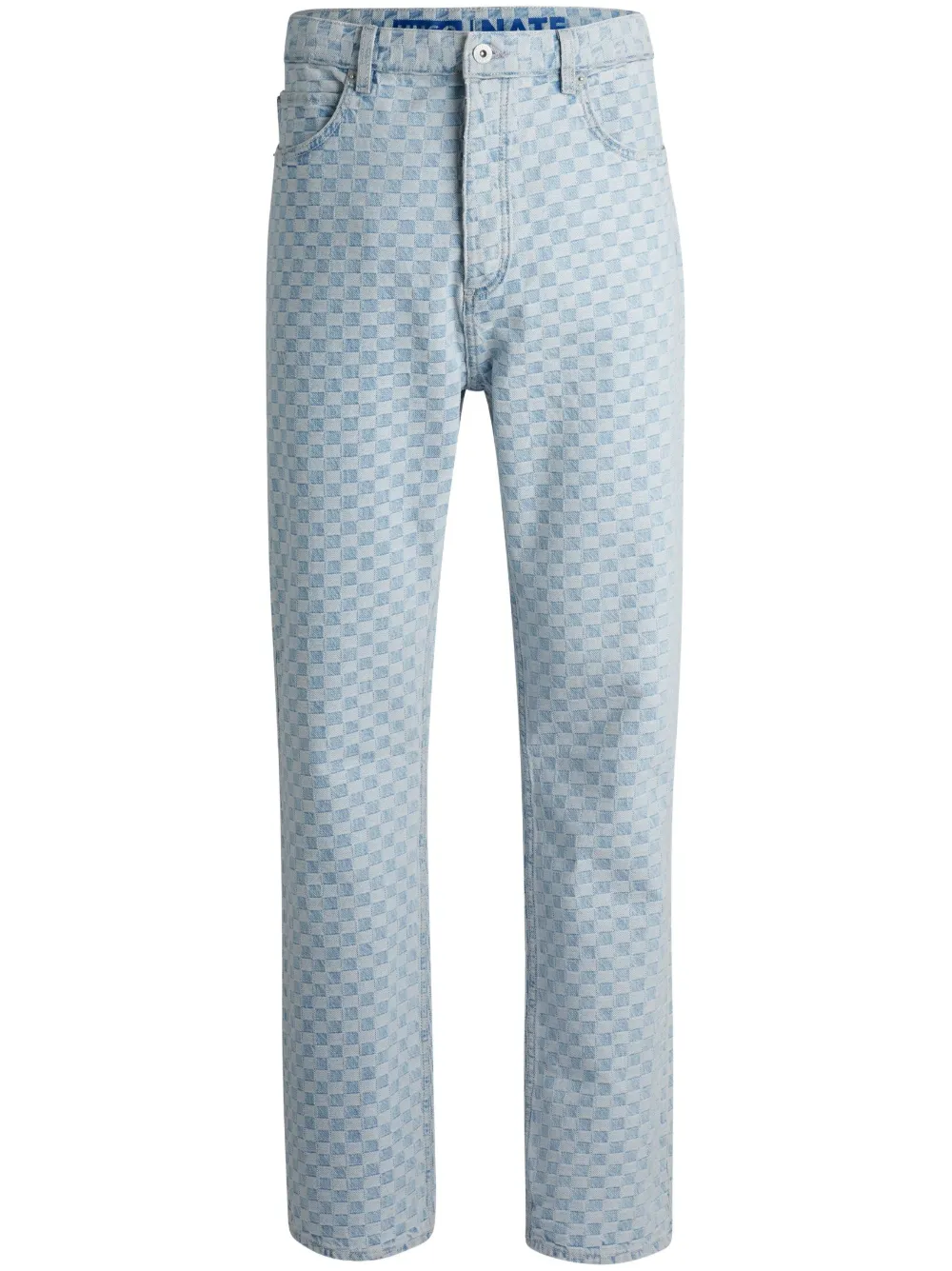 Прямые джинсы в клетку HUGO, синий
Прямые джинсы в клетку HUGO, синий