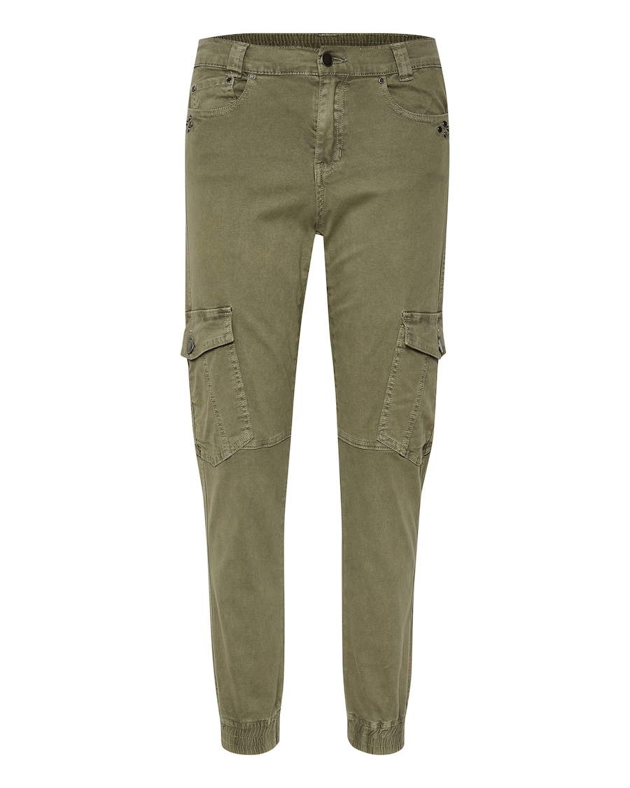 Зауженные брюки-карго Kaffe Sarina, оливковый
Зауженные брюки-карго Kaffe Sarina, оливковый