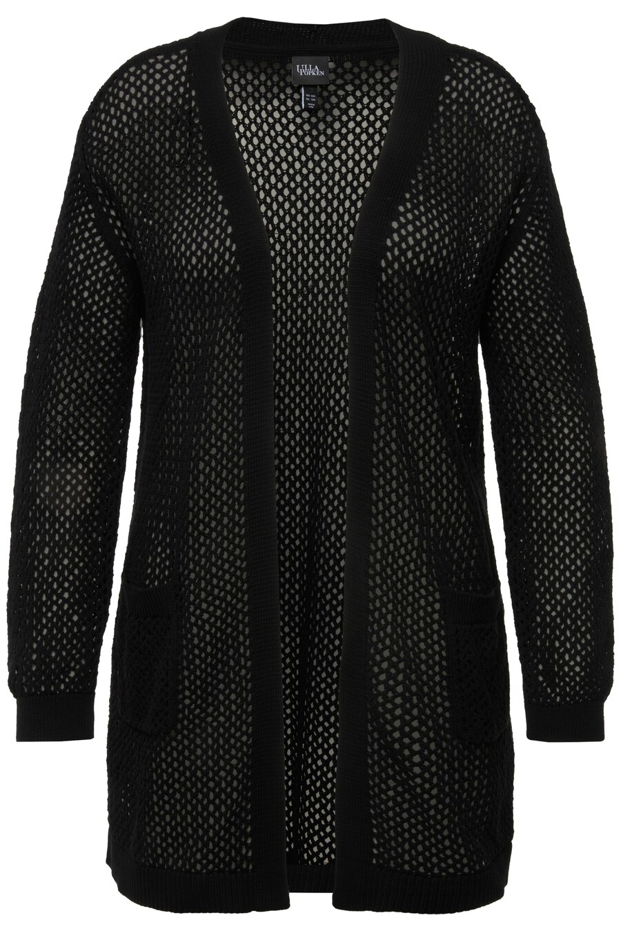 Вязаный кардиган Ulla Popken, черный
Вязаный кардиган Ulla Popken, черный