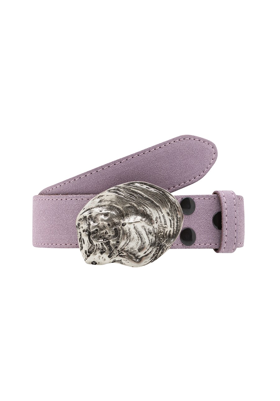 Кожаный ремень RETTUNGSRING by showroom 019° Belt Alaska, фиолетовый 
Кожаный ремень RETTUNGSRING by showroom 019° Belt Alaska, фиолетовый