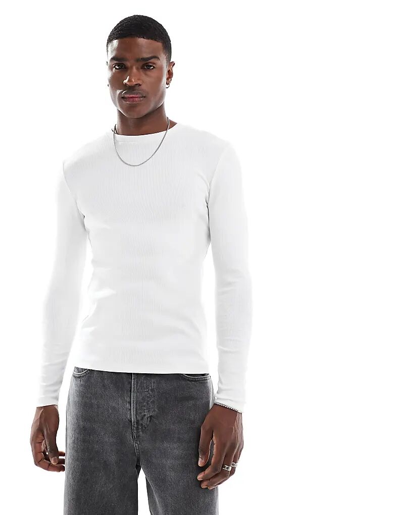 Футболка ASOS DESIGN Essentials с длинными рукавами и белой отделкой в рубчик
Футболка ASOS DESIGN Essentials с длинными рукавами и белой отделкой в рубчик