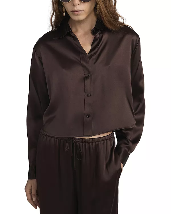 Шелковая рубашка Чарльза Frame, коричневый
Шелковая рубашка Чарльза Frame, коричневый