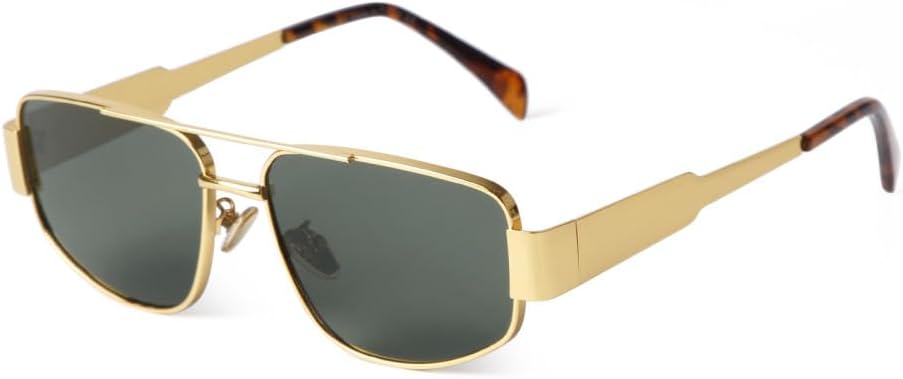 Солнцезащитные очки в металлической оправе, прямоугольной формы, для мужчин и женщин, в стиле ретро, с золотистым зеркальным покрытием, защита от УФ-излучения UV400 LANGSER, C5
Солнцезащитные очки в металлической оправе, прямоугольной формы, для мужчин и женщин, в стиле ретро, с золотистым зеркальным покрытием, защита от УФ-излучения UV400 LANGSER, C5