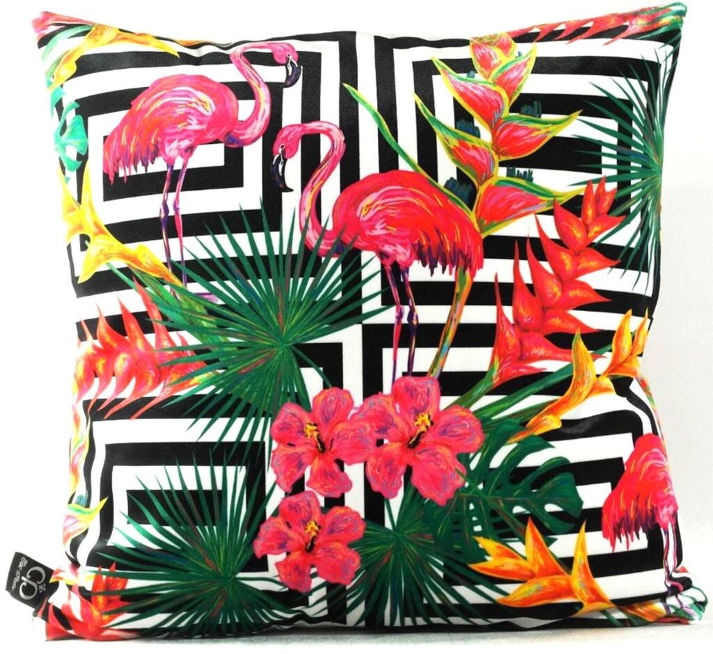 Роскошная подушка Casa Padrino Miami Flamingos & Flowers разноцветная 45 x 45 см - тончайшая бархатная ткань - декоративная подушка для гостиной
Роскошная подушка Casa Padrino Miami Flamingos & Flowers разноцветная 45 x 45 см - тончайшая бархатная ткань - декоративная подушка для гостиной
