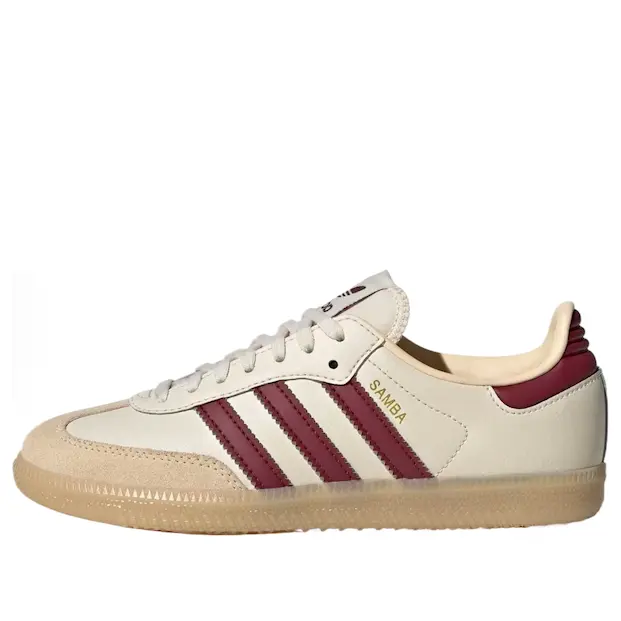(GS) Adidas Smaba OG 'Wonder White Shadow Red Gum'
(GS) Adidas Smaba OG 'Wonder White Shadow Red Gum'