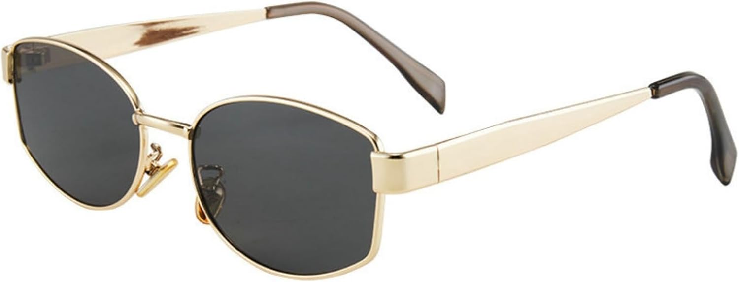 Солнцезащитные очки Willochra Trendy Square Metal frame для женщин и мужчин, ретро-очки с многоугольными линзами, роскошные классические черные очки с защитой от УФ-излучения UV400, C1
Солнцезащитные очки Willochra Trendy Square Metal frame для женщин и мужчин, ретро-очки с многоугольными линзами, роскошные классические черные очки с защитой от УФ-излучения UV400, C1